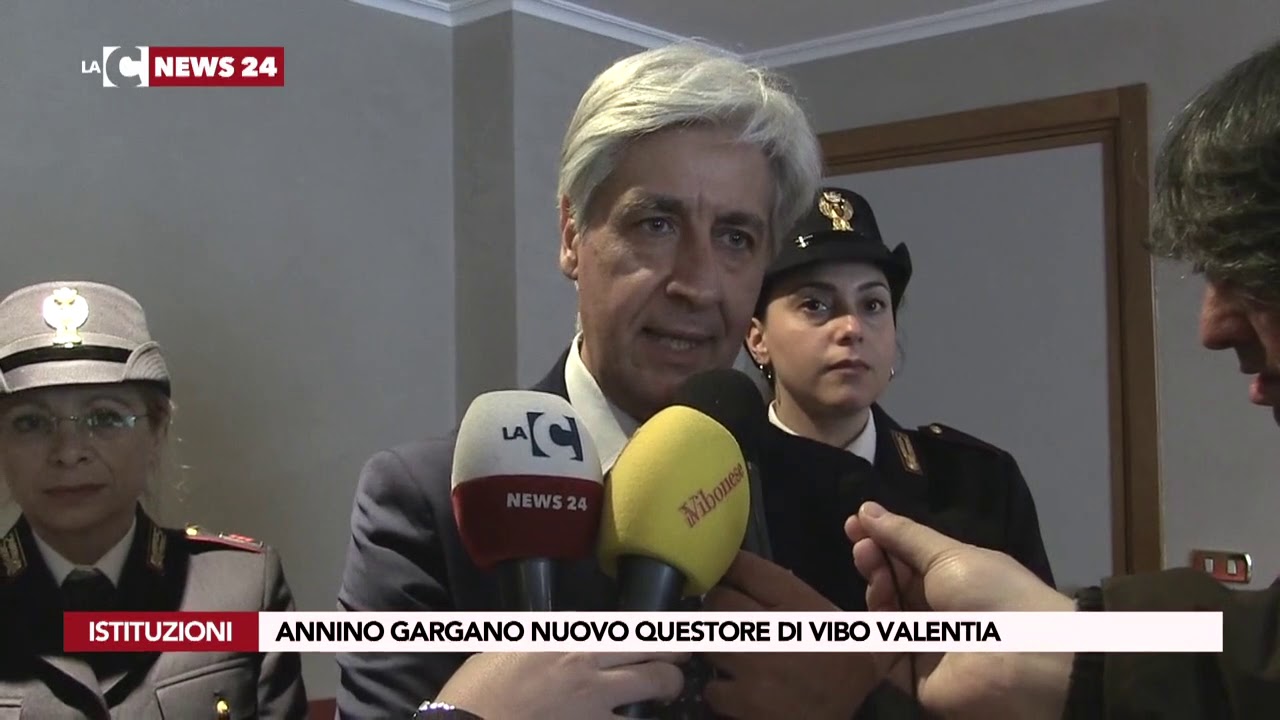 Annino Gargano nuovo questore di Vibo Valentia