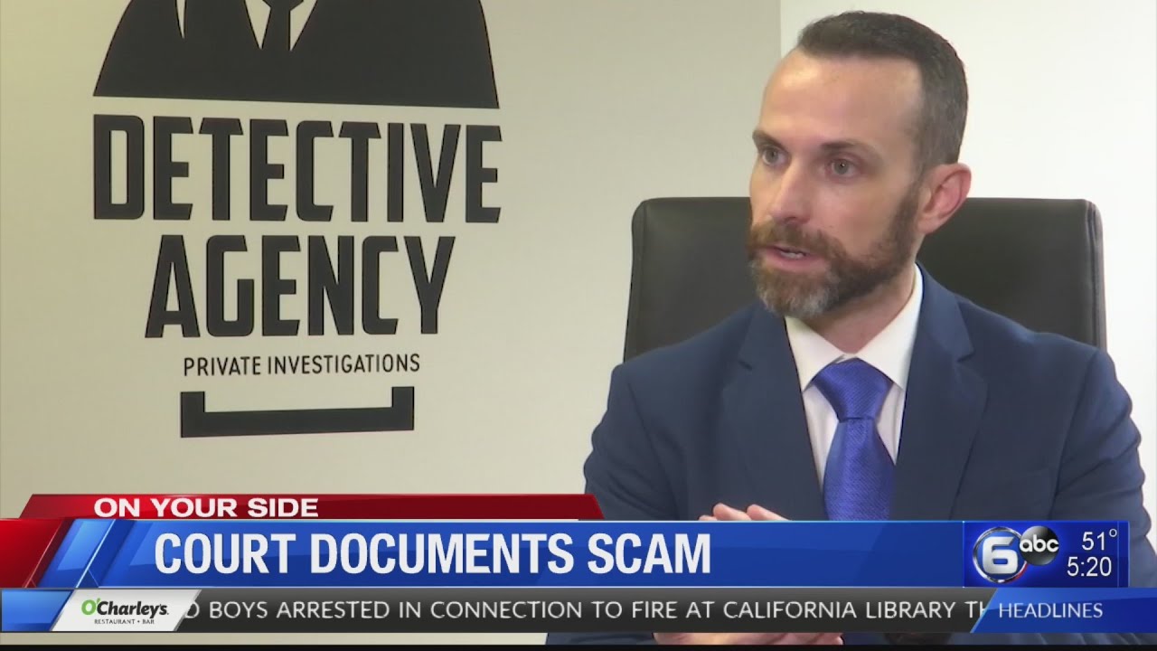 Court documents scam