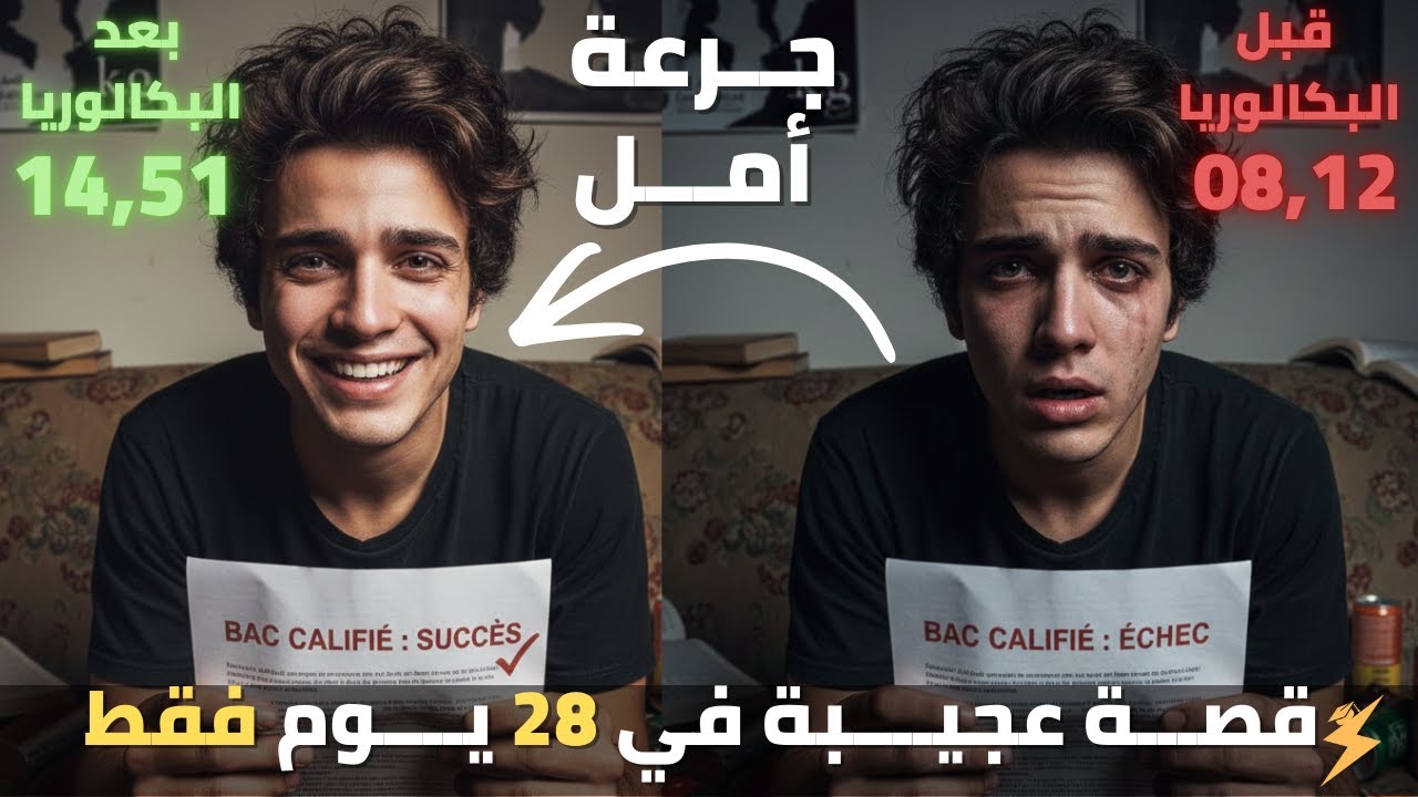 بكالوريا 2026 لكل شخص فاقد الأمل 🥺 قصة أنور  جرعة أمل ...