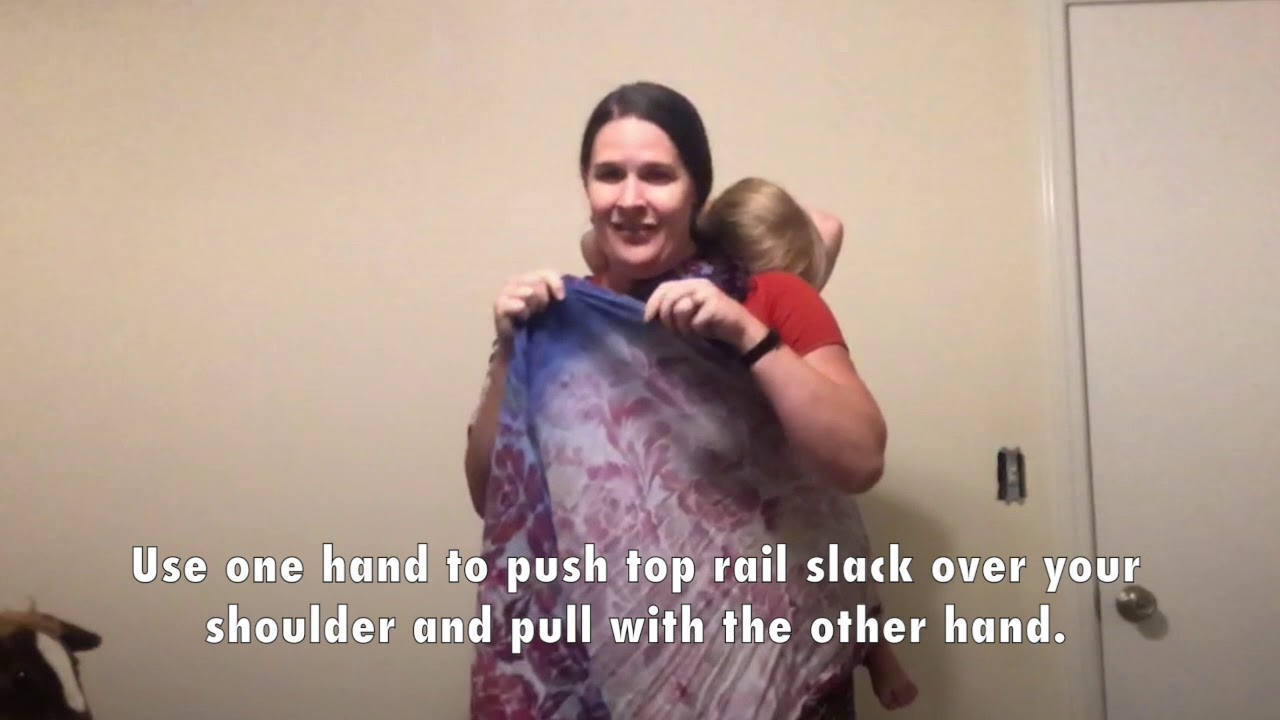 Double Sling Shoulder to Shoulder Back Carry (Short/Knotless)