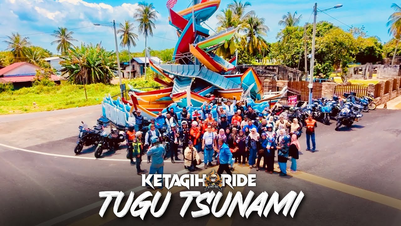 Kami Dah Sampai Tugu Sampan Tsunami, Kota Kuala Muda, Kedah (Jejak Ketagih Ride #7)