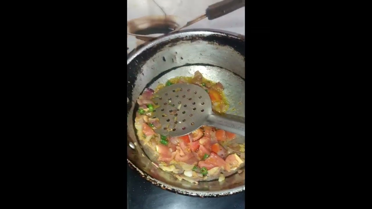 #Matar macaroni 😊 in easy way me