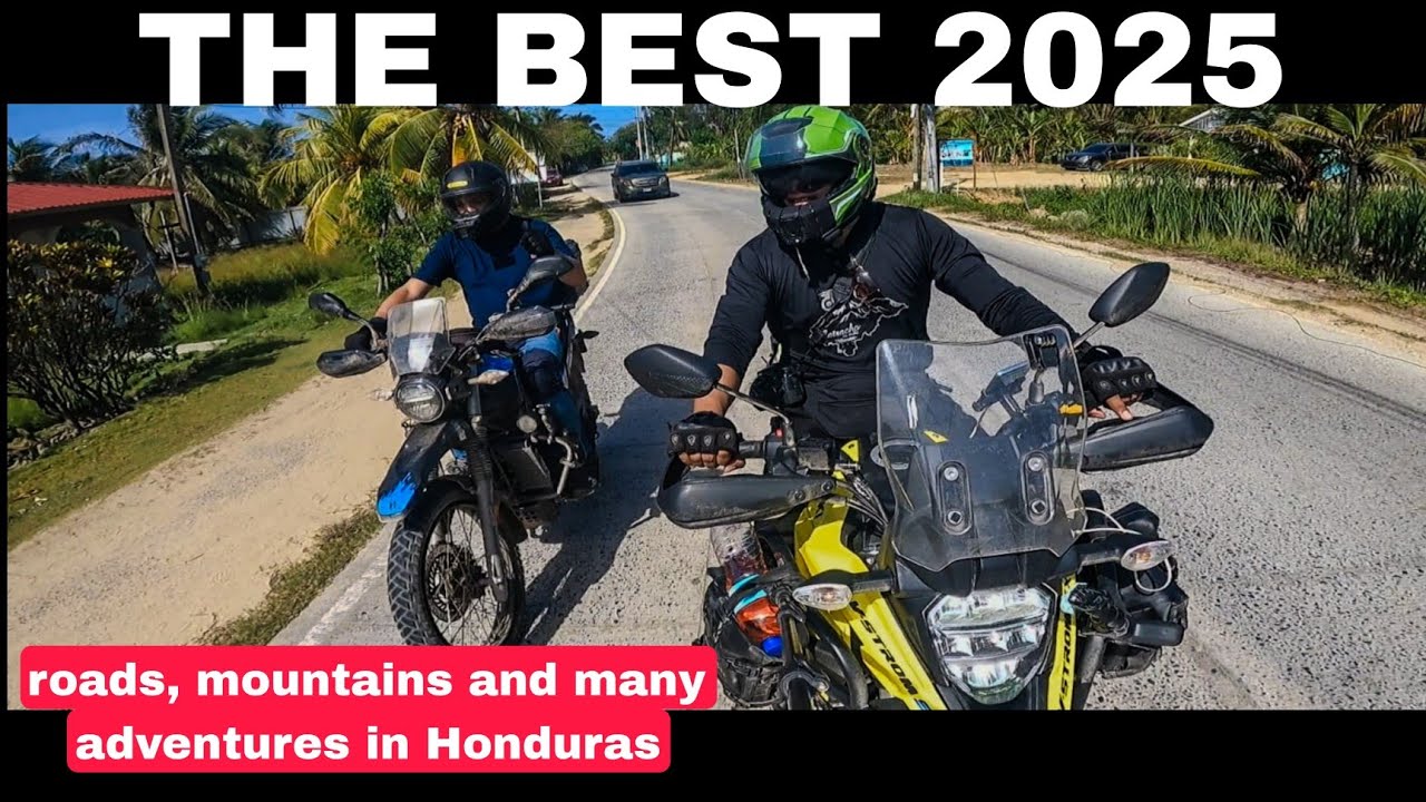Lo MEJOR DEL 2025 viajando en MOTO POR HONDURAS