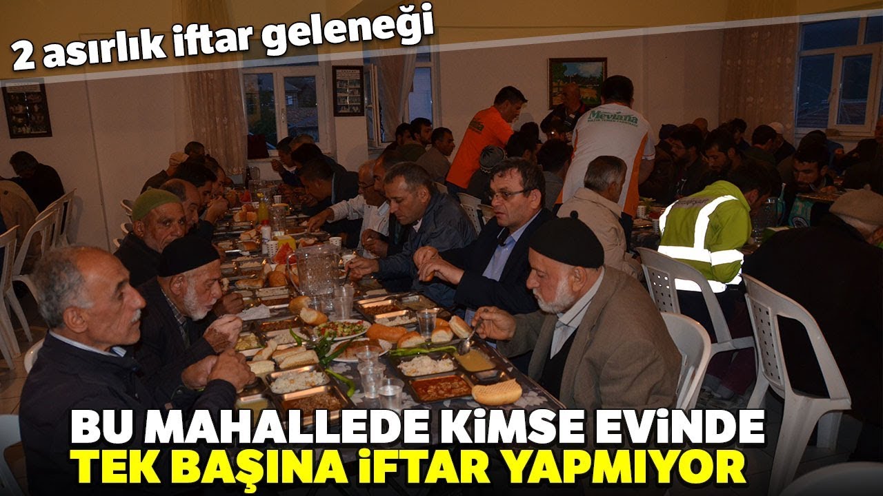 Akseki'de 2 Asırlık İftar Geleneği