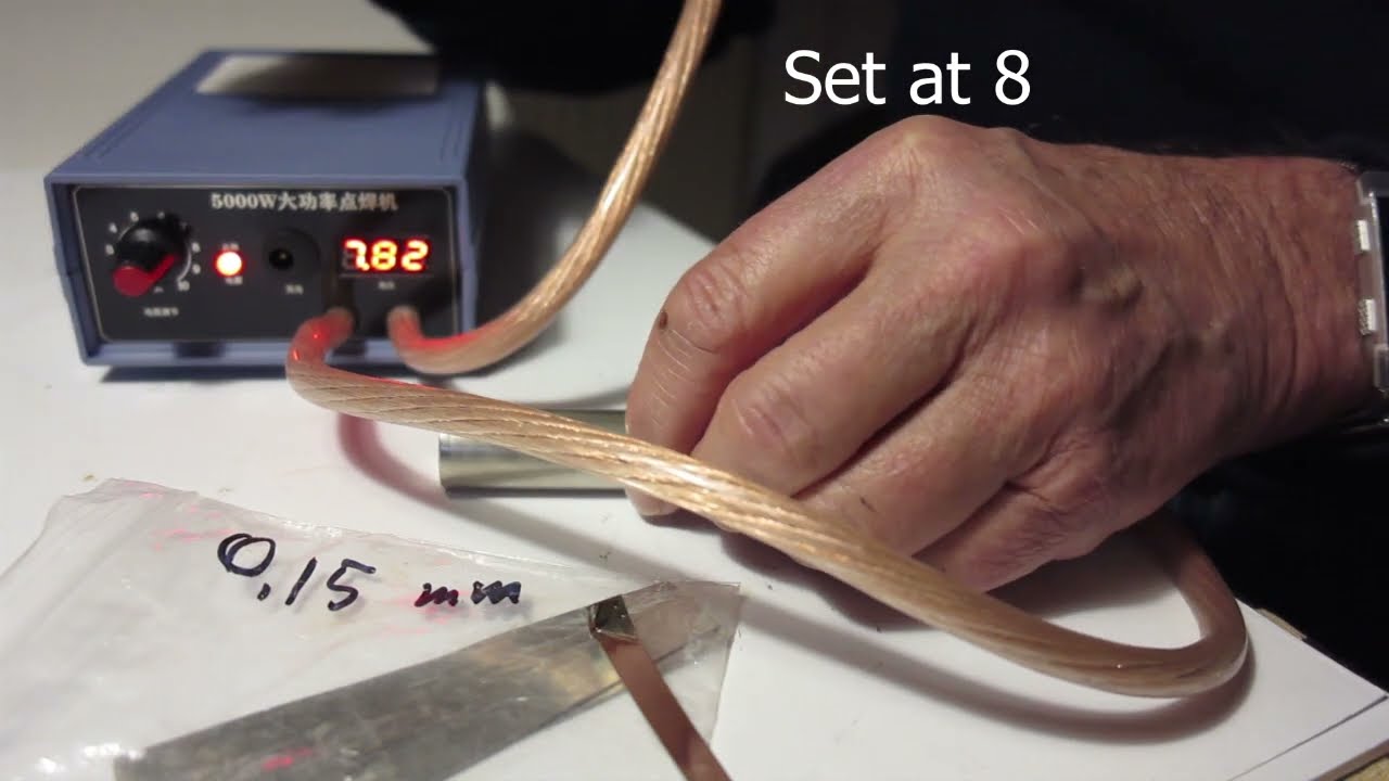 KkMoon 5000 spotwelder low welding power repair. Dangerous welding cable routing. Bad soldering.