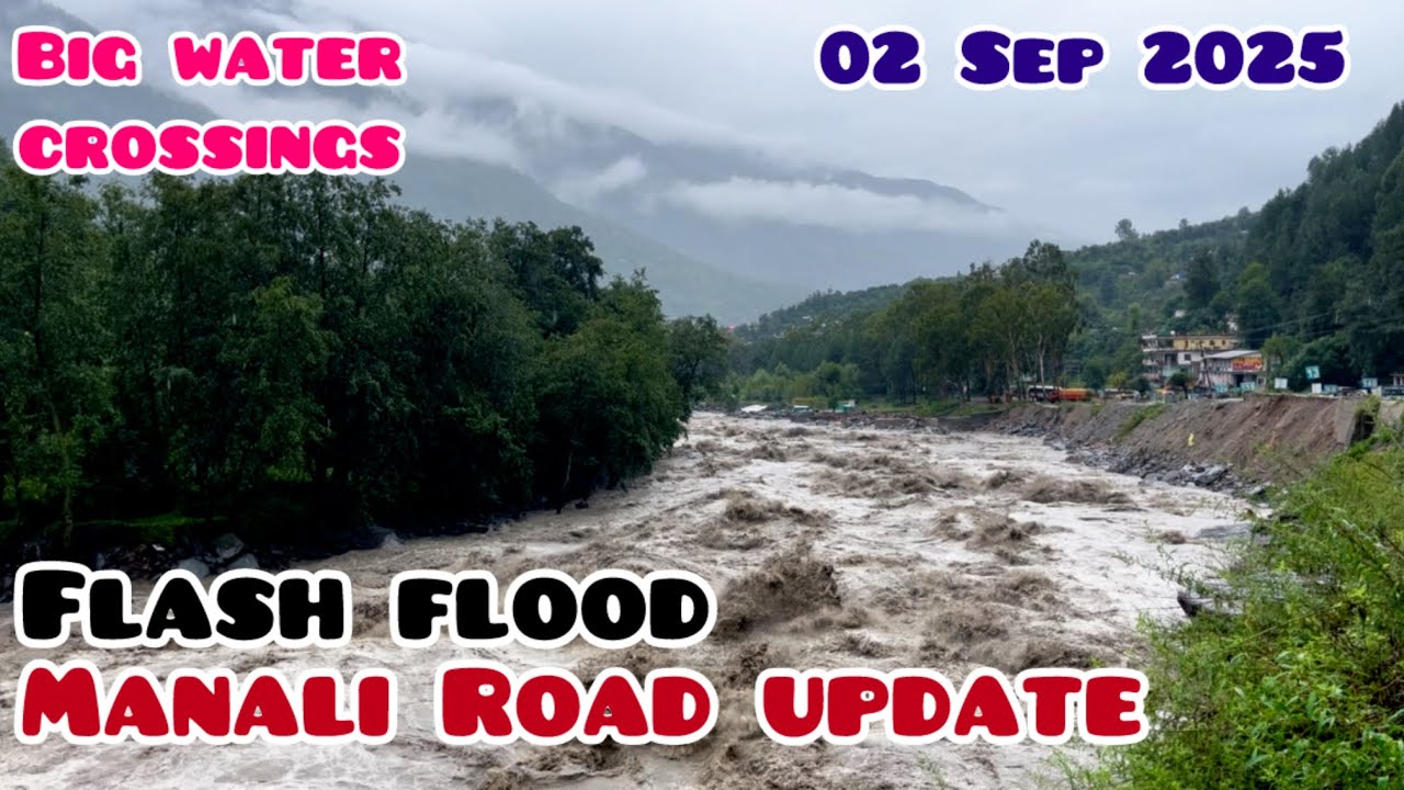 Manali weather update // 02 Sep 2025 // Manali weather // Manali road condition // Full update 