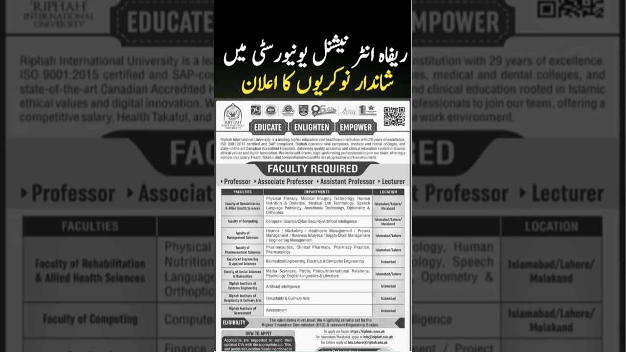 jobs in pakistan today 