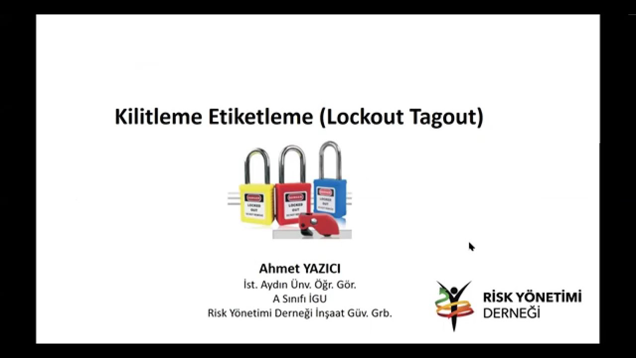 LOTO/EKED/KES - Sn. Ahmet YAZICI