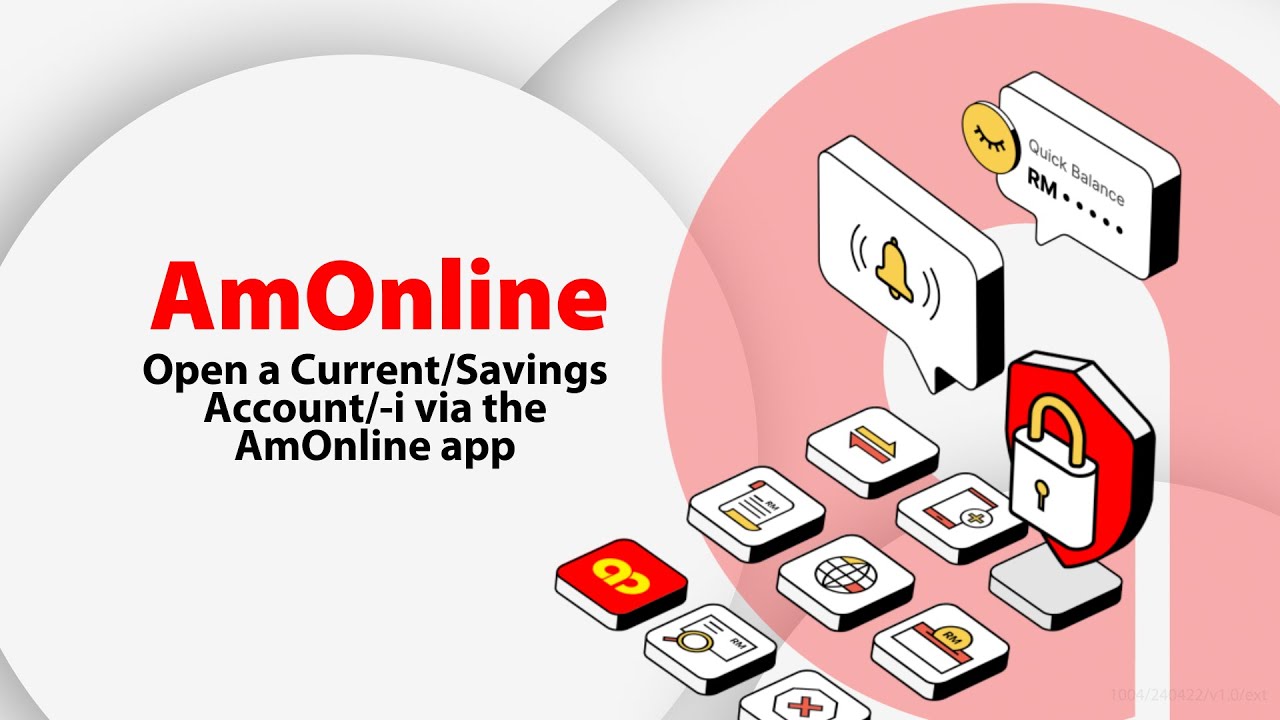 Open a Current/Savings Account-i via the AmOnline app