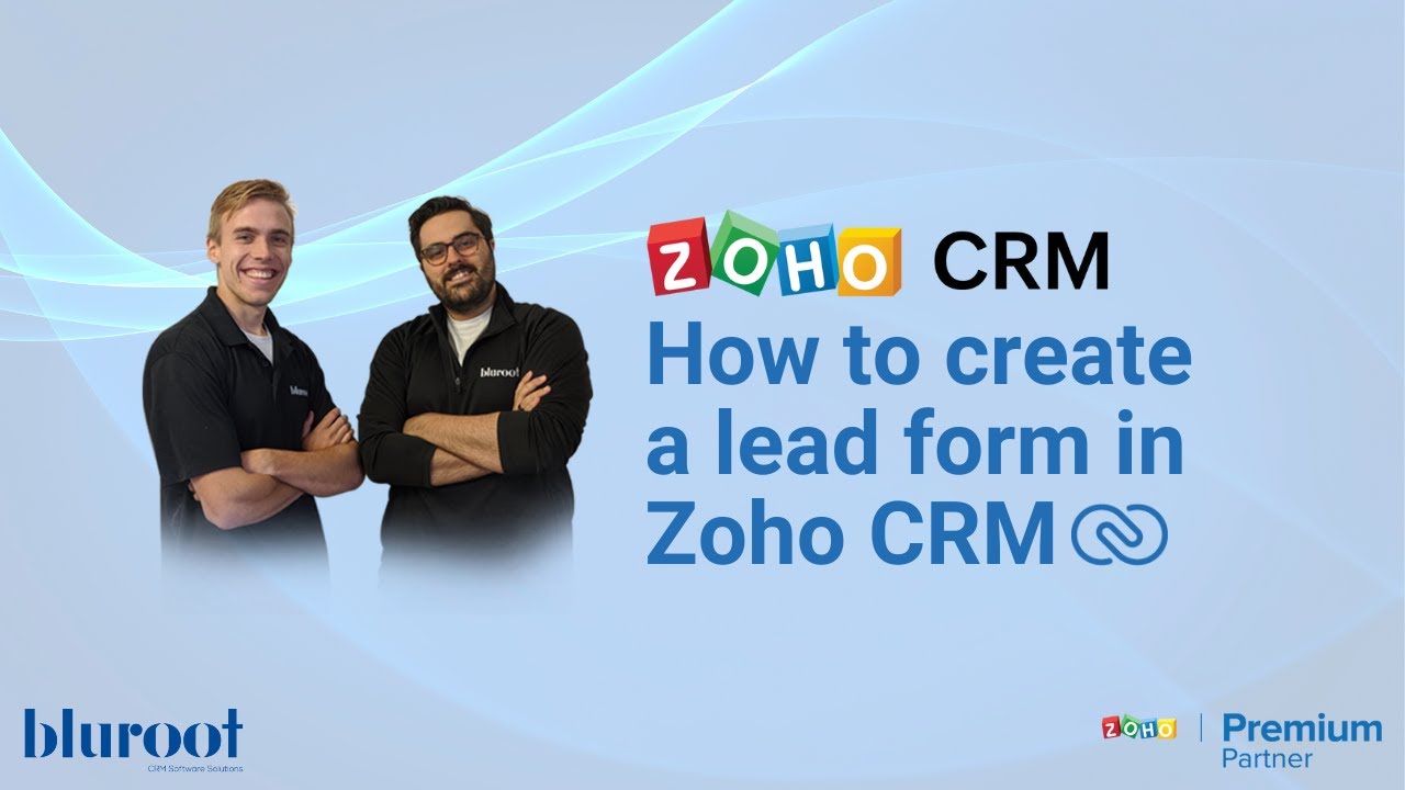 How to create a lead form in ZOHO CRM
