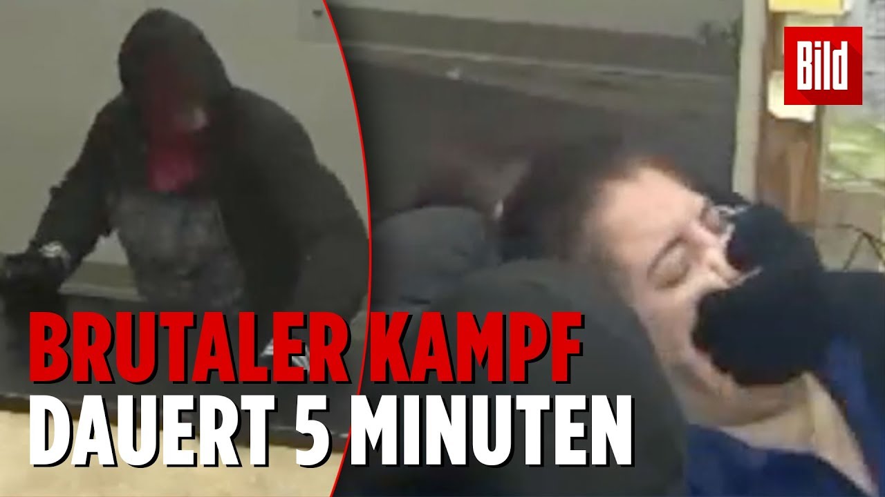 Hotel-Angestellte k&auml;mpft gegen bewaffneten Dieb