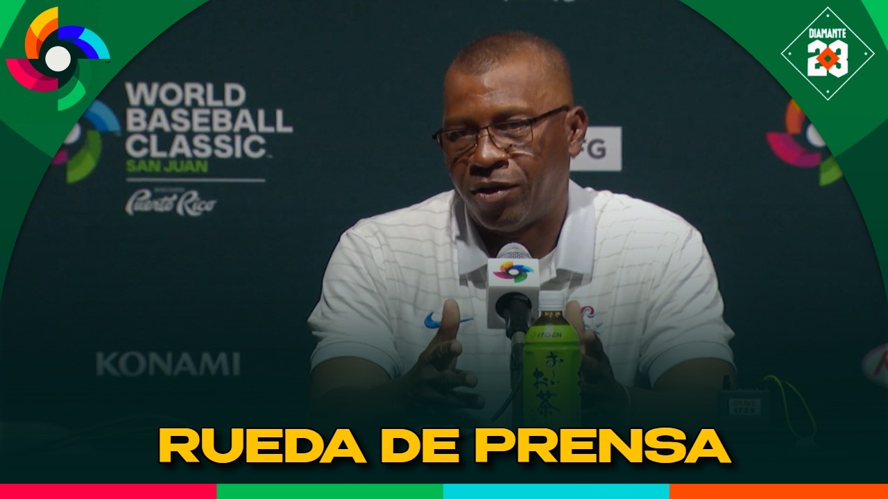 CUBA Rueda de prensa German Mesa mánager, reacciona a eliminación del Clásico Mundial | DIAMANTE 23