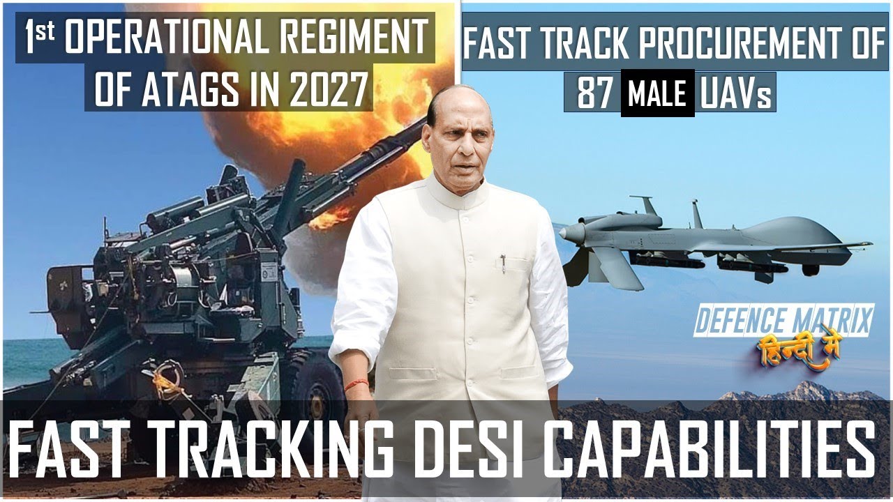 1st ATAGS Regiment in 2027 | 87 MALE UAVs for the Indian Military | हिंदी में