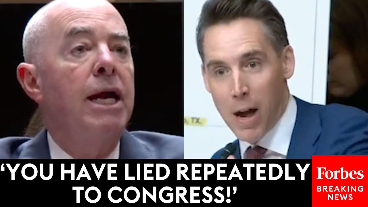 BREAKING NEWS: Hawley Explodes At Mayorkas And Accuses Him Of Lying Under Oath