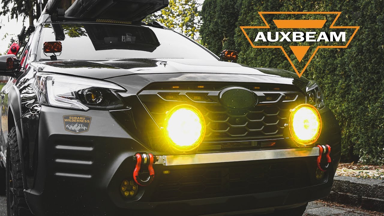 Check this Super Bright AUXBEAM Lights on Subaru Outback Wilderness
