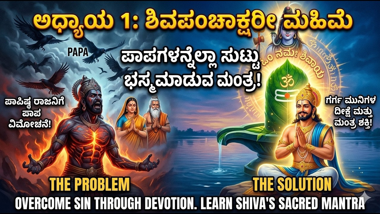 ಶಿವಲೀಲಾಮೃತ ಅಧ್ಯಾಯ 01: ಶಿವಪಂಚಾಕ್ಷರೀ ಮಹಿಮೆಯ ದಿವ್ಯ ರಹಸ್ಯಗಳು - Kannada