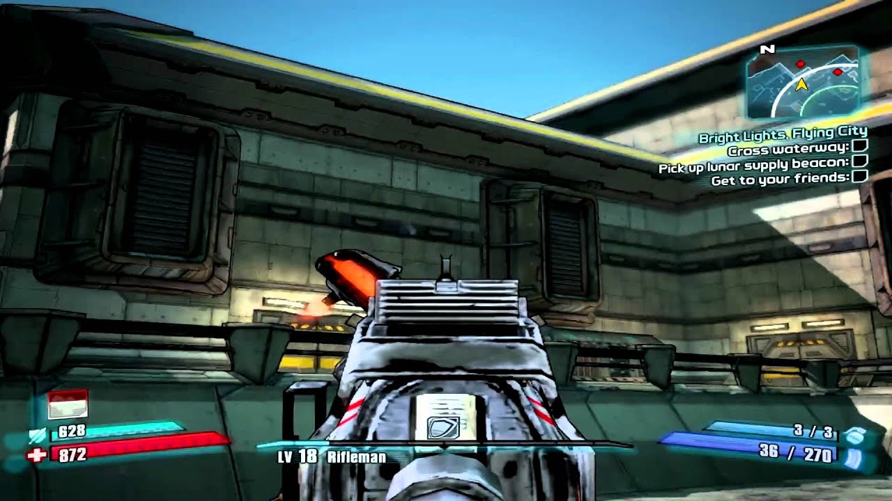 Borderlands 2 walkthrough - Bright Lights, Flying City