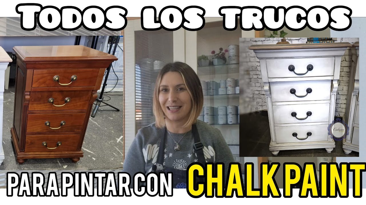 Pinta Muebles CHALK PAINT / TRUCOS para dar un acabado perfecto!