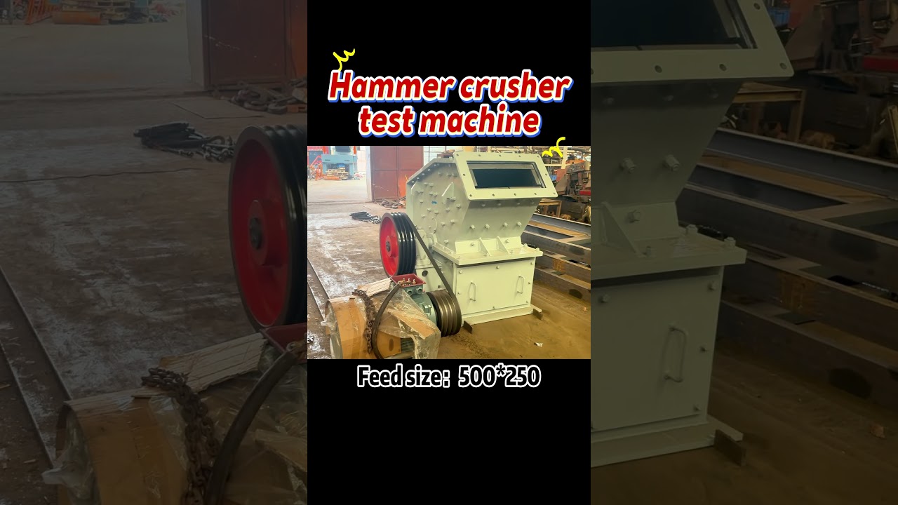 hammer crusher test machine#hammercrusher #testmachine #crusher #sandcrusher