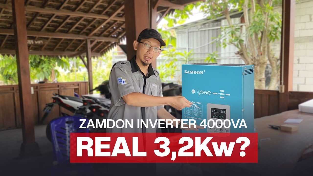 TEST REAL PERFORM INVERTER ZAMDON!!