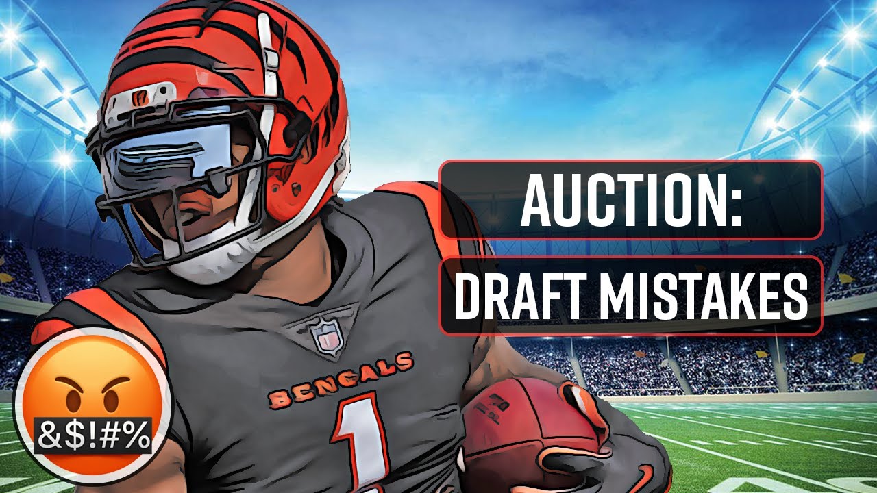 Biggest Auction Draft Mistakes To Avoid (2025 Fantasy Football)