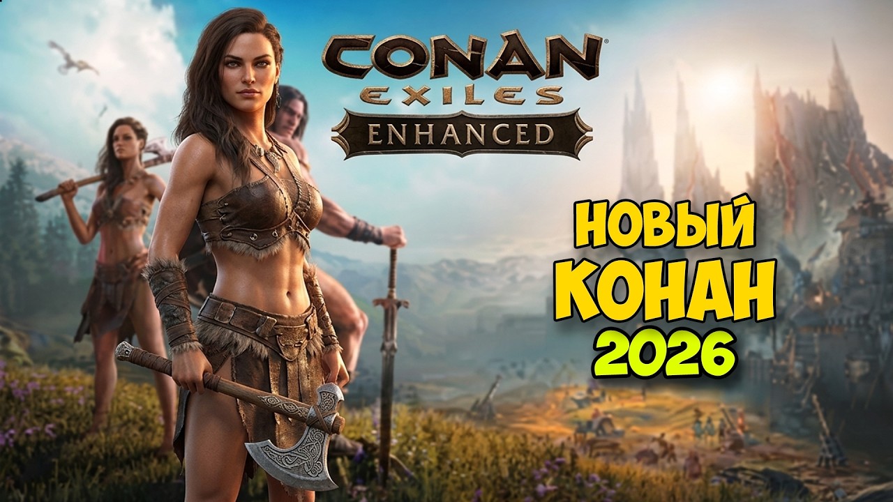 Conan Exiles Enhanced - Мега Обнова на Unreal Engine 5 ( первый взгляд )