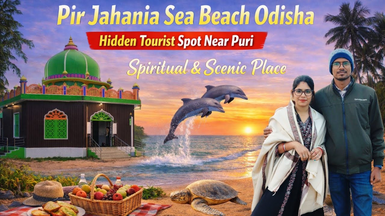 Pir Jahania Sea Beach Odisha | Hidden Tourist Spot Near Puri | Spiritual & Scenic Place 🌊🙏 
