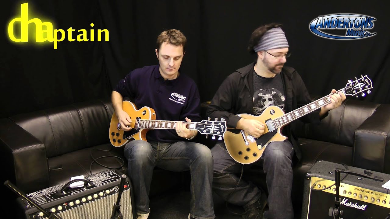 Gibson Les Paul Classic Custom Guitars - Baked Maple Vs Rosewood