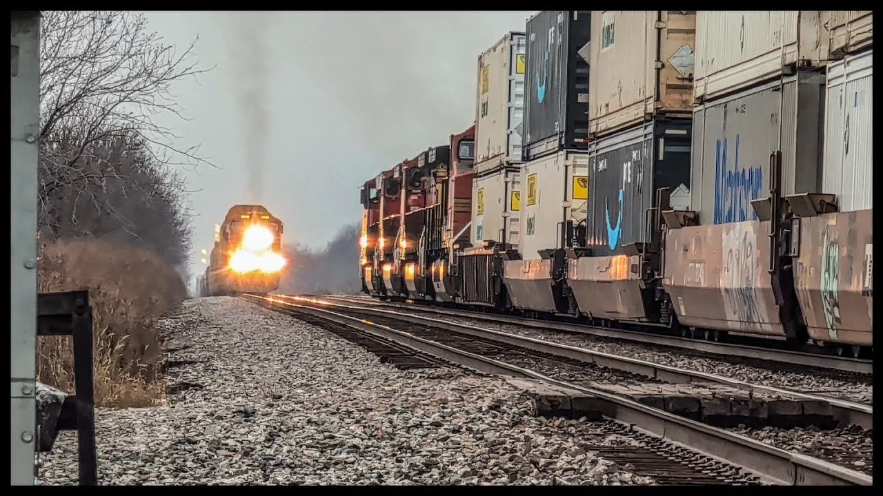 Two Trains Start Back Up at the Same Time. 