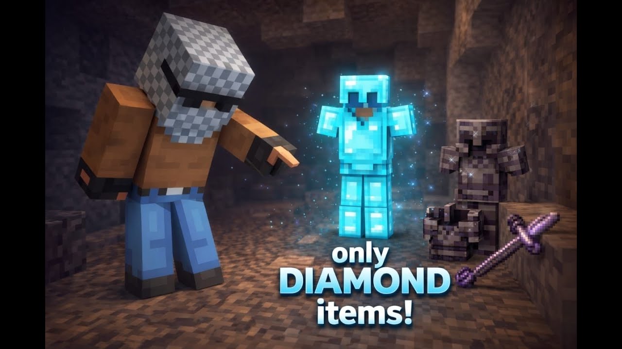 ONLY DIAMOND ARMOR.... |MinePeak.org