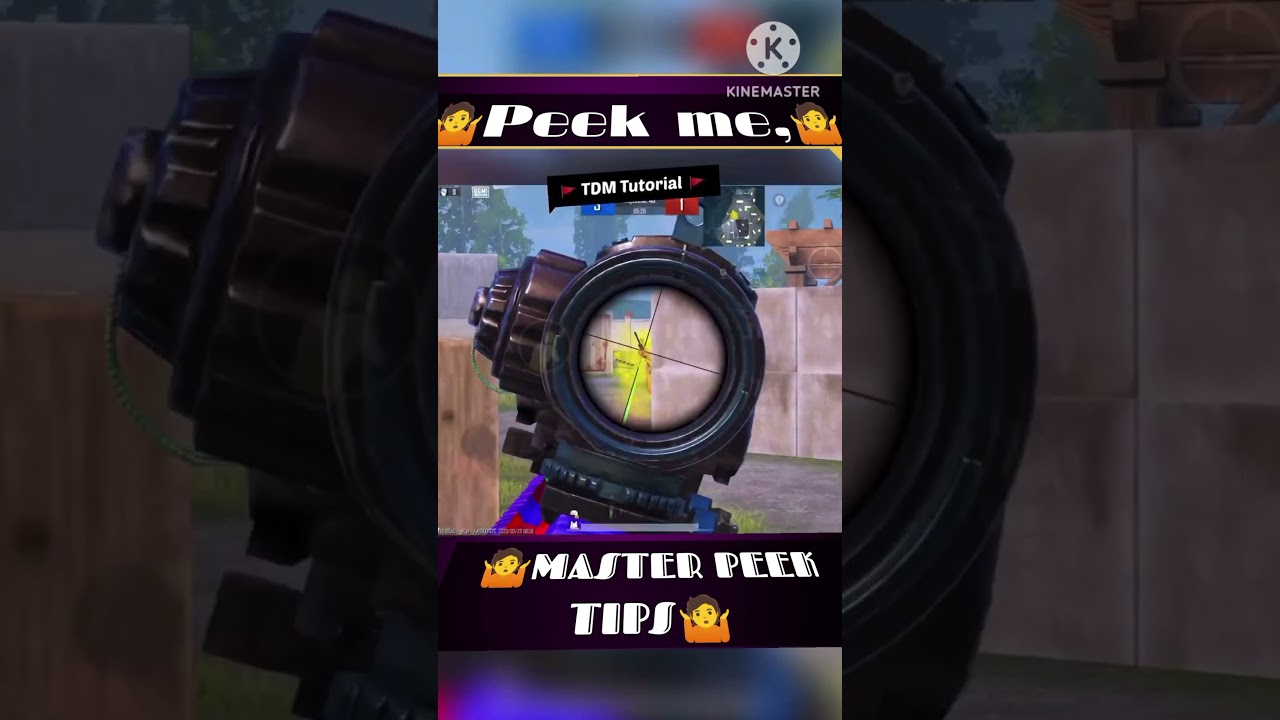 pubg peek and open scope settings