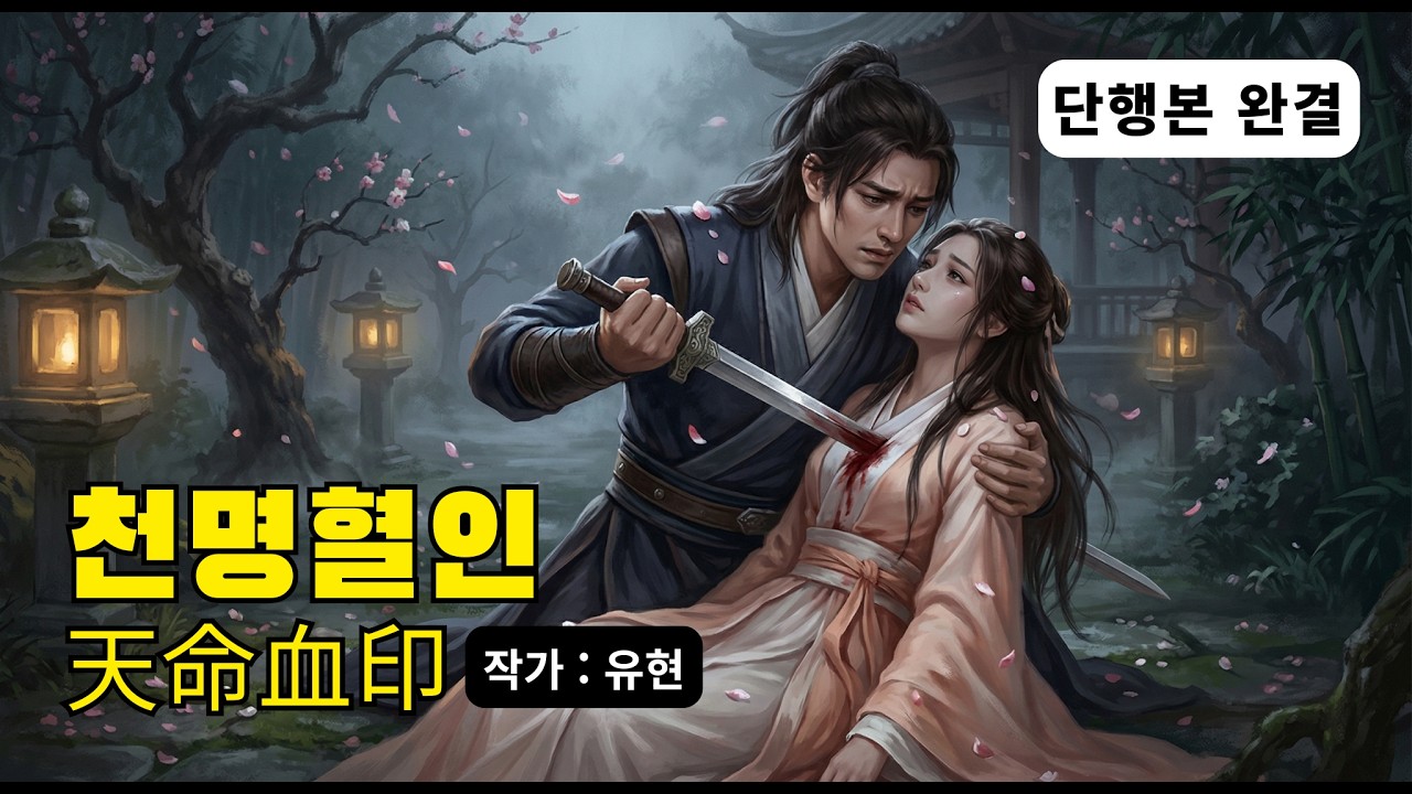 무협소설 [천명혈인] [단행본 완결] 정통무협ㅣ무협소설ㅣ무협지ㅣ무협 오디오ㅣ무협소설 몰아듣기