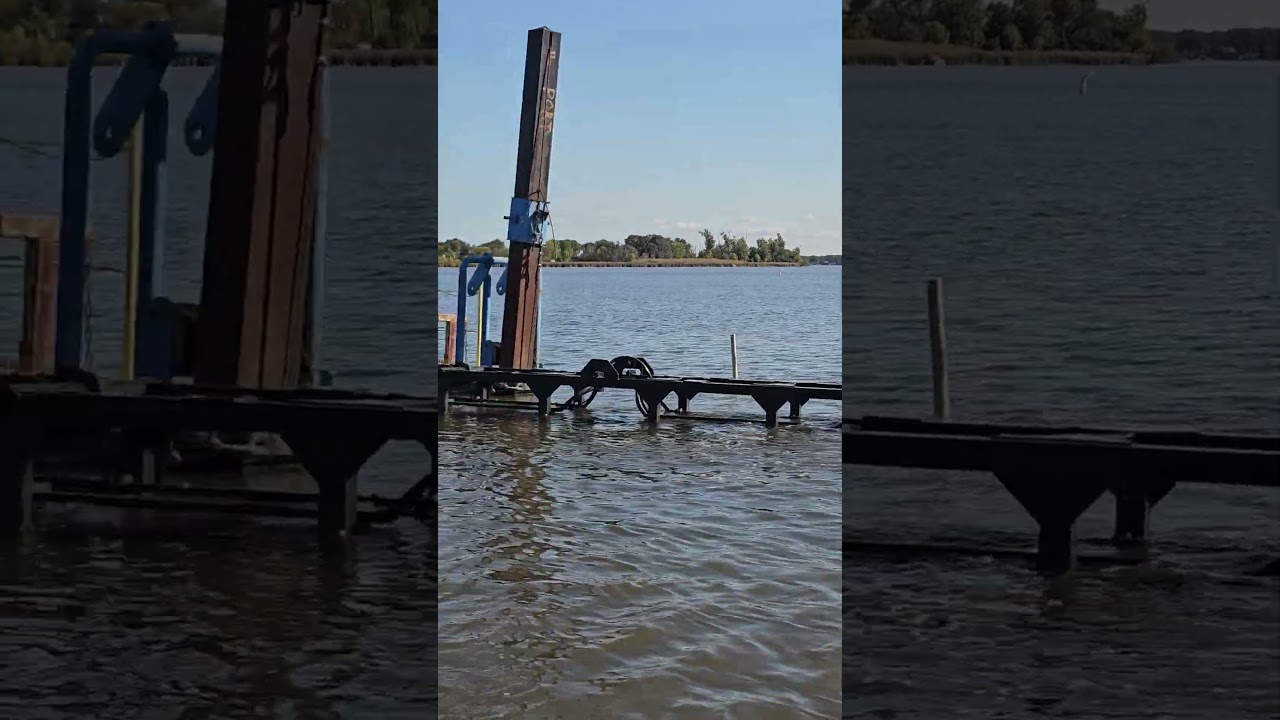 Hydraulic dredging on the Chain of lakes. #chainoflakes #dredge