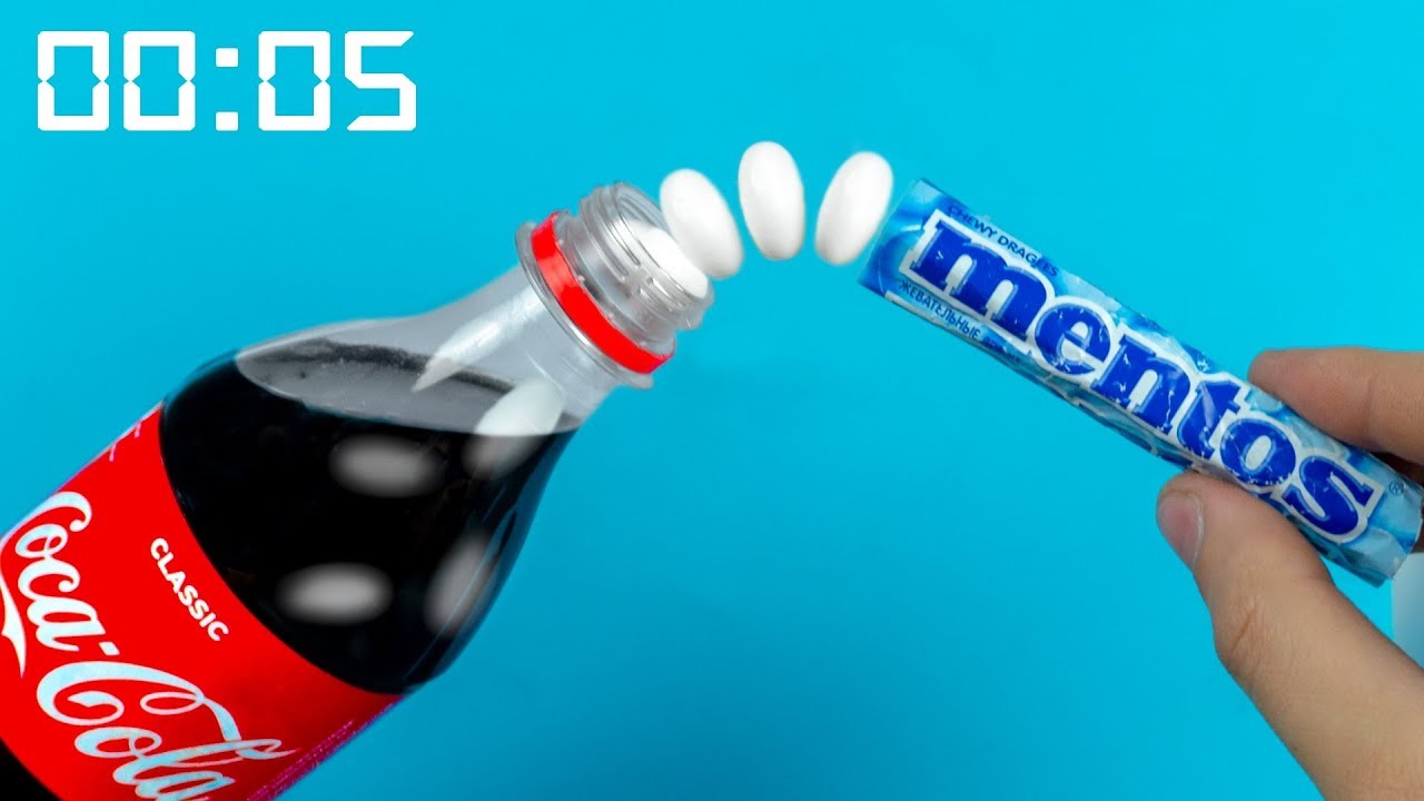 10 ASOMBROSOS EXPERIMENTOS CON COCA-COLA QUE DEBERÍAS VER.