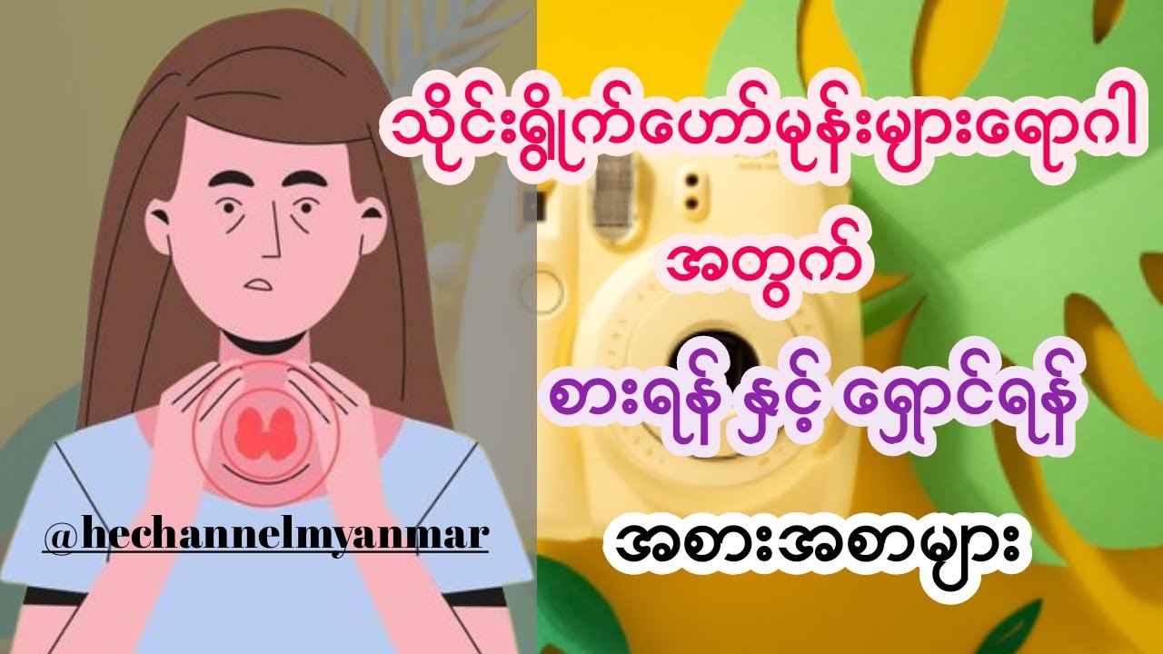 သိုင်းရွိုက်ဟော်မုန်းများရောဂါအတွက် စားရန်နှင့်ရှောင်ရန် အစားအစာများ