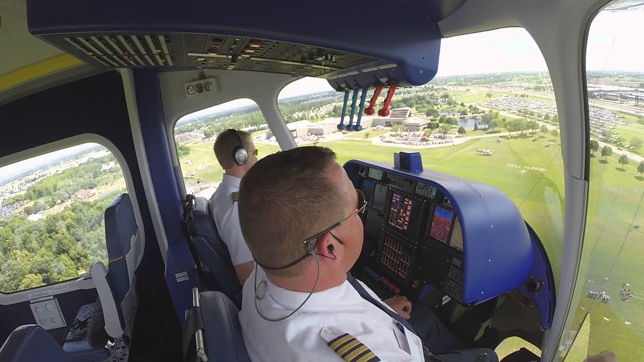 Goodyear Wingfoot One Blimp Cockpit Landing