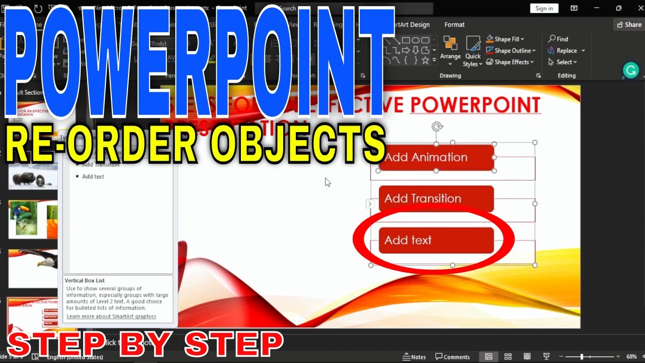 ✅ How To Re-Order Objects In PowerPoint 🔴