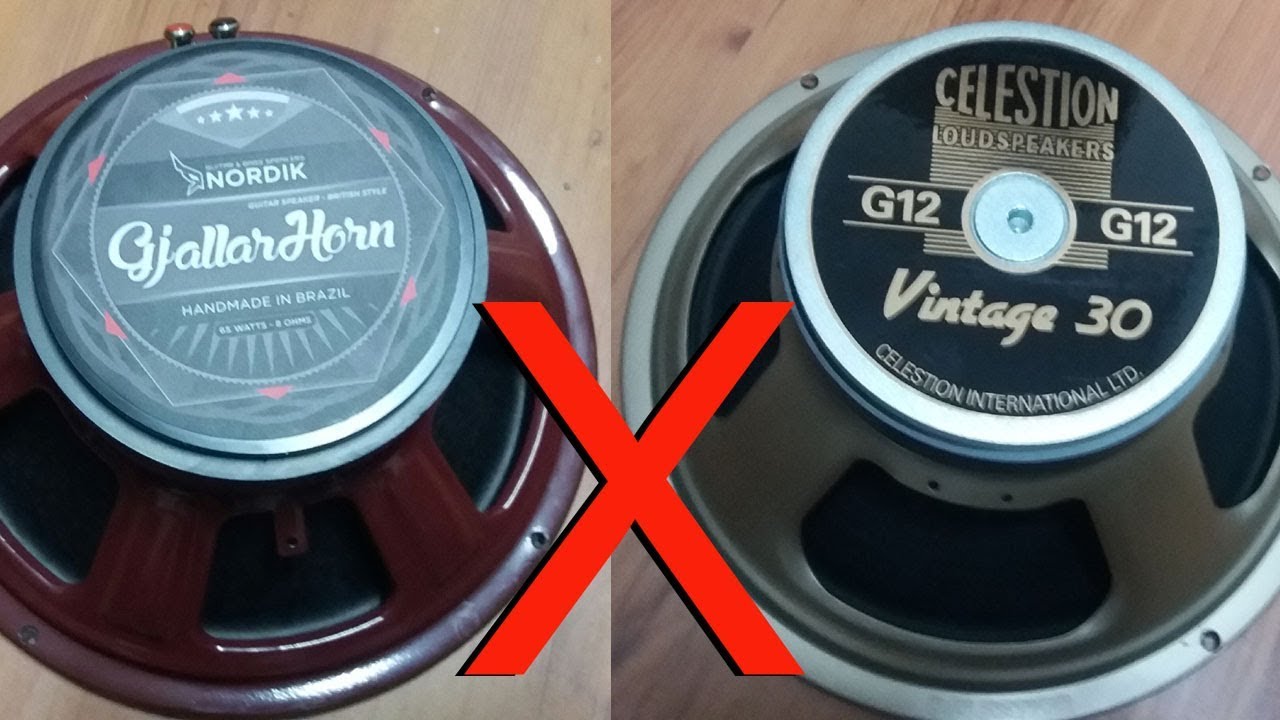 Nordik Gjallarhorn x Celestion V30 - comparação