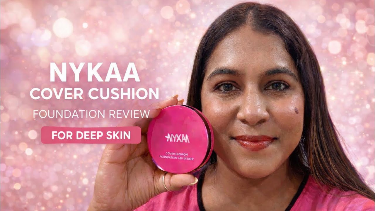 Nykaa Cover Cushion Foundation Review | Shade 440N Deep | Honest Wear Test