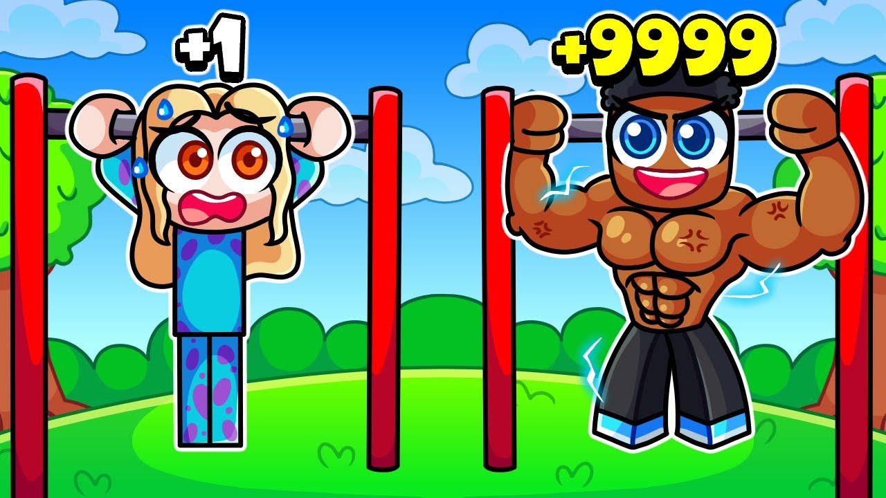 Meu AMIGO me HUMILHOU, então ME VINGUEI ficando MAIS MUSCULOSO no Roblox