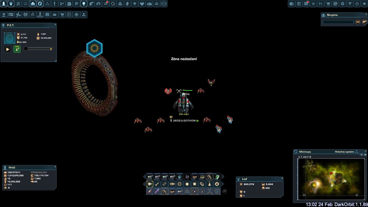 DarkOrbit ⚰️† Galaktický hřbitov/Galactic Graveyard †⚰️