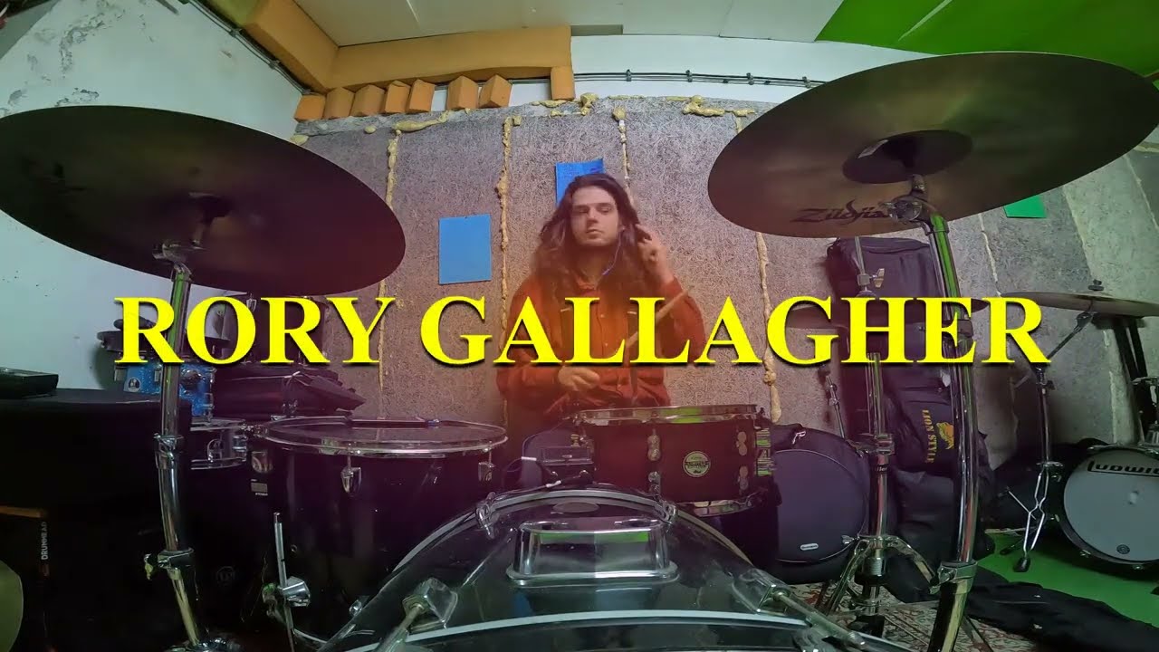 RORY GALLAGHER - WALK ON HOT COALS (IRISH TOUR 74) | DRUM COVER