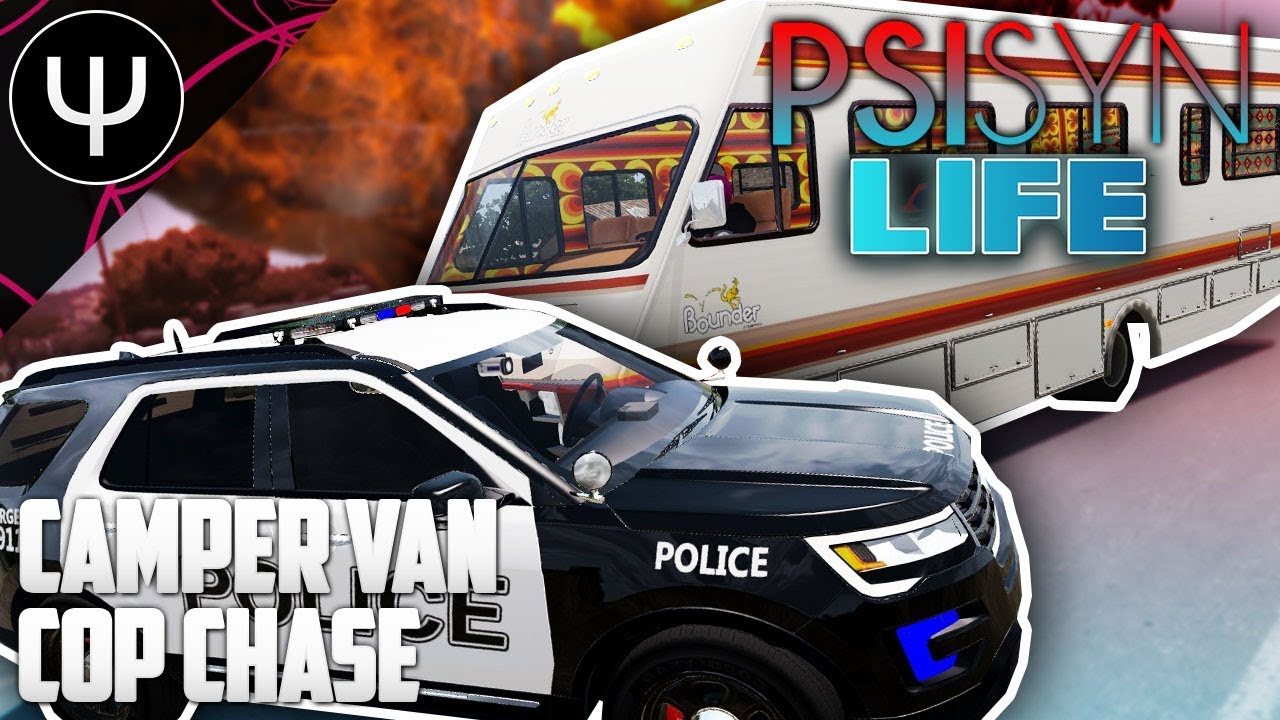 ARMA 3: PsiSyn Life — Camper Van Cop Chase!