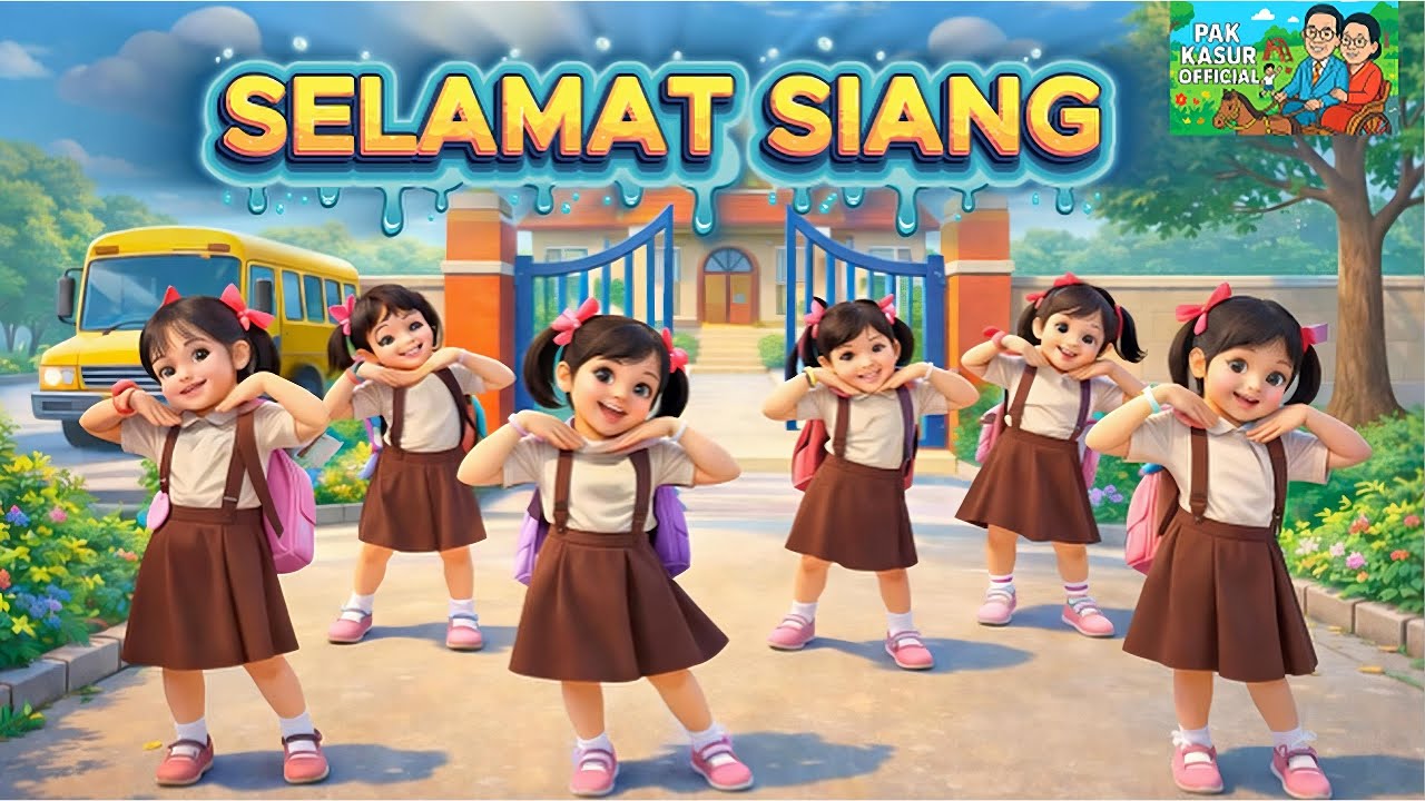 Selamat Siang ♪ (Official Video) | Lagu Anak Indonesia | Lagu Anak Populer 2026 | Pak Kasur ♪