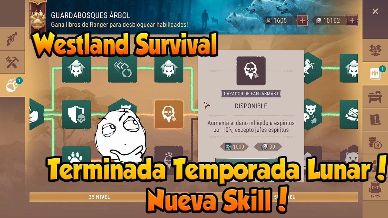 Westland Survival Terminada La Temporada Lunar! Nueva Skill!