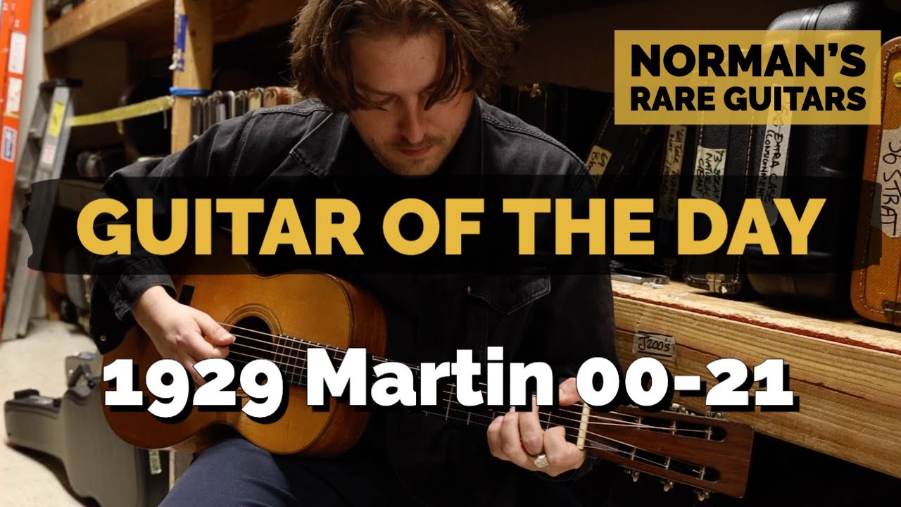 Guitar of the Day: 1929 Martin 00-21 | Norman's Rare Guitars