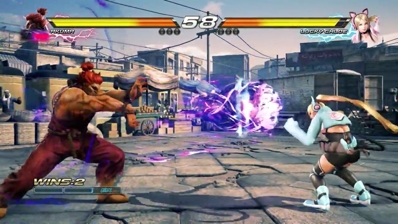 TEKKEN 7 (PS4) Akuma vs Lucky Chloe (1080p 60fps) No Commentary
