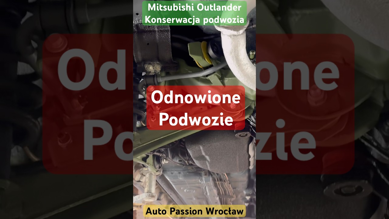 Mitsubishi Outlander 2006 - konserwacja podwozia - Auto Passion Wrocław