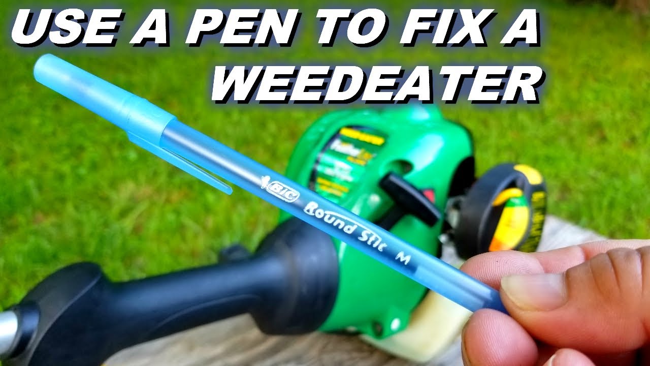Use an Ink Pen to Fix A Weedeater that dies