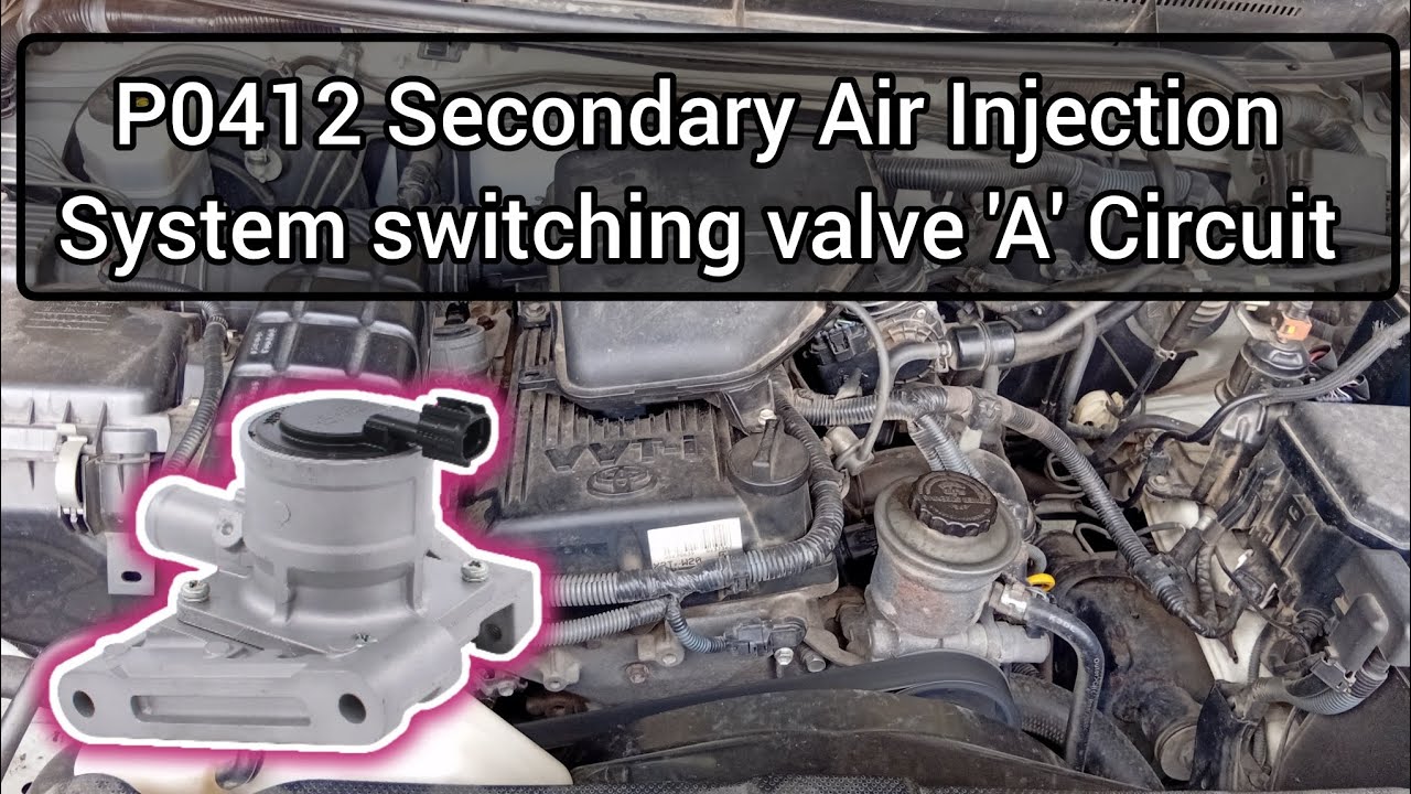 P0412 secondary air injection system switching valve A circuit #p0412 #toyota 